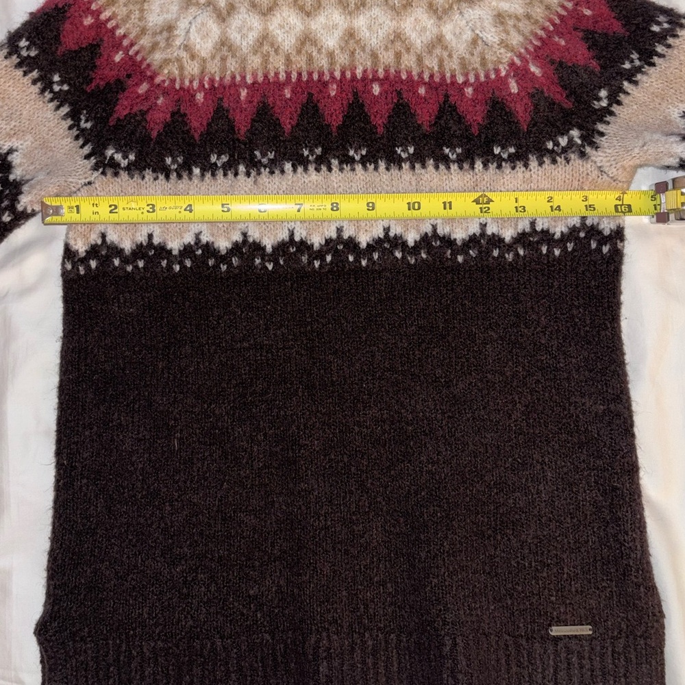 Abercrombie & Fitch Winter Long Sleeve Brown Turtleneck Sweater - Picture 7 of 8
